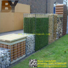 Boîtes de Gabion décoratives soudées Bordure de jardin paysager